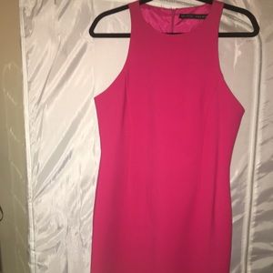 Magenta form fitting dress